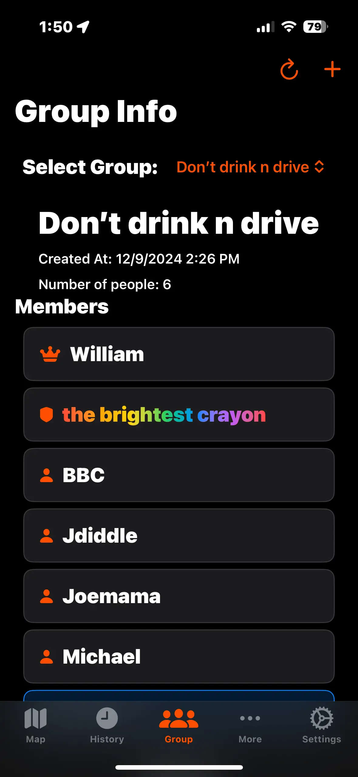 Group Page